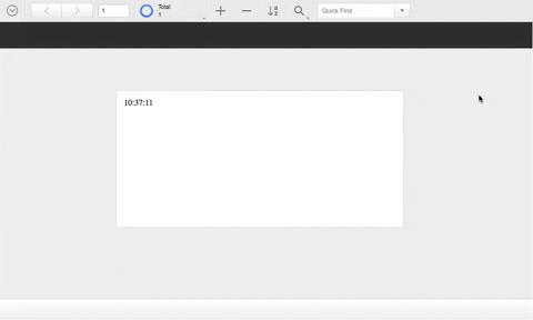 Filemaker Web Direct Clock